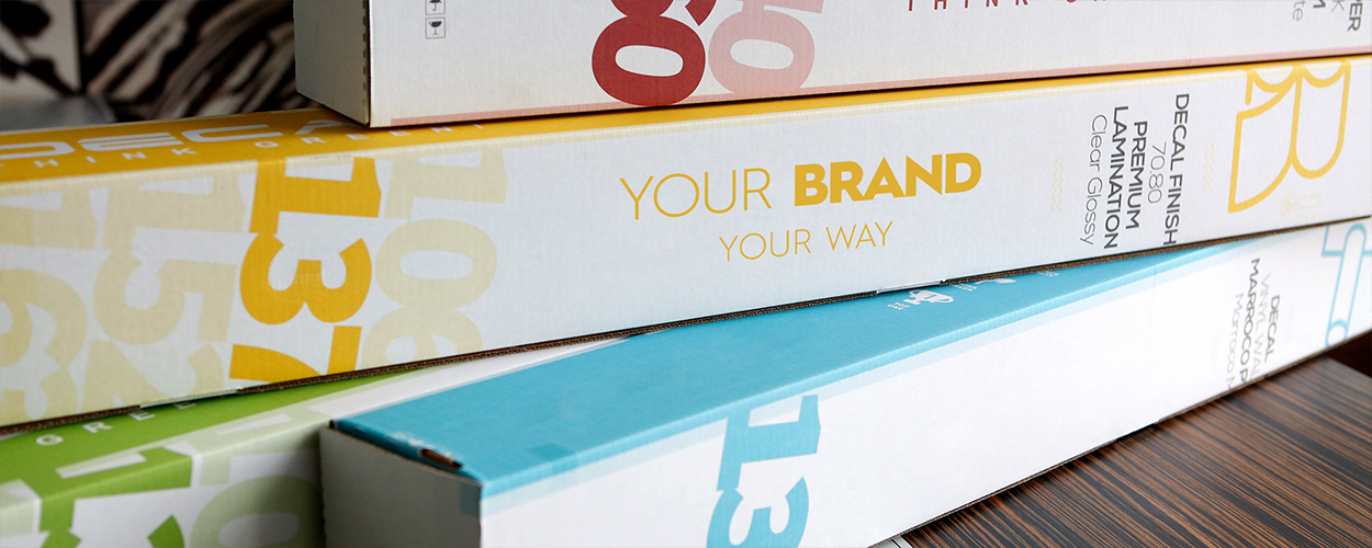 Decal Adhesive Think Green - The Future of Wide Format Self Adhesive Media for UV Led Print Technology